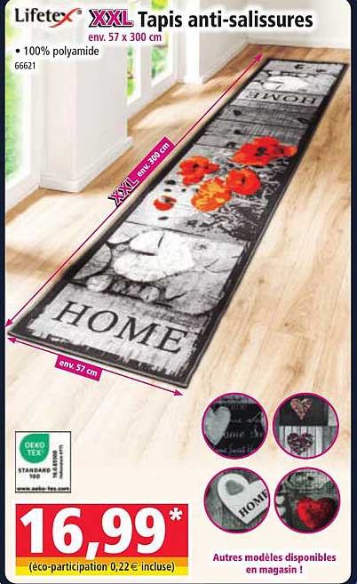 XXL Tapis anti-salissures
