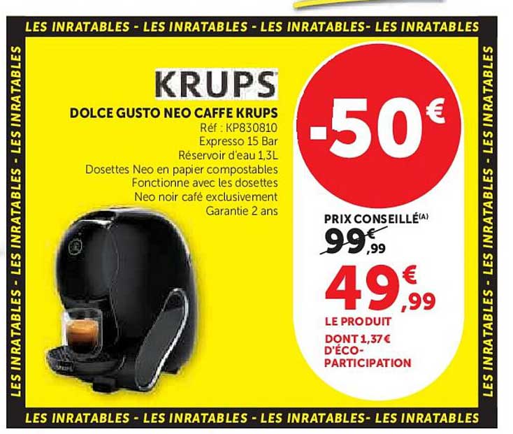 DOLCE GUSTO NEO CAFFE KRUPS