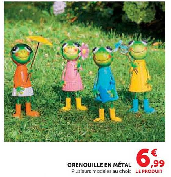 GRENOUILLE EN MÉTAL