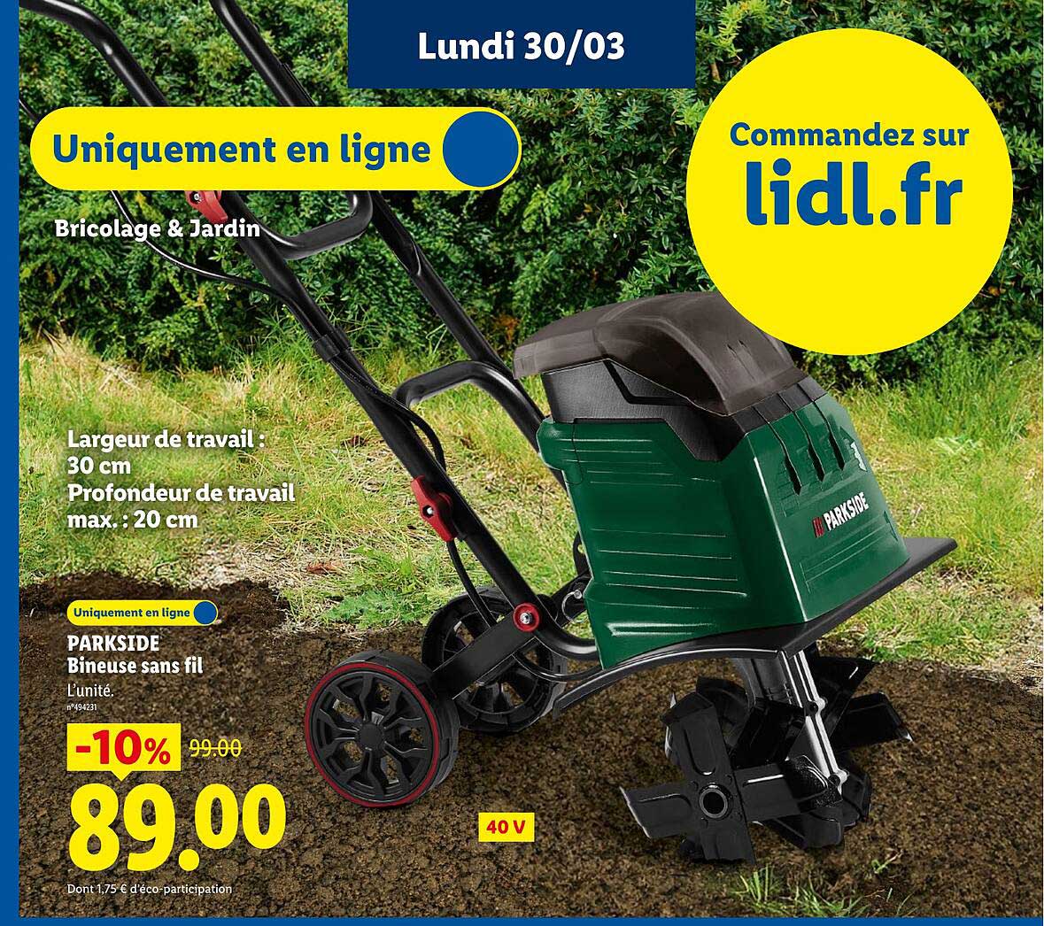 Bineuse Electrique Lidl
