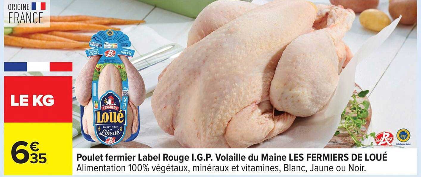 Promo Oeufs De Poule Plein Air Calibre Moyen Igp Label Rouge Les ...