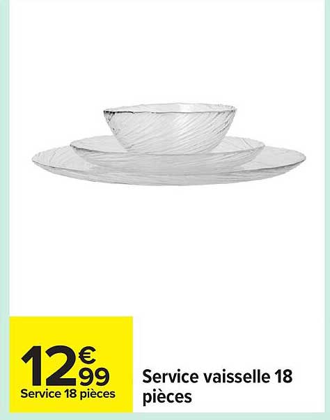 Service de table 18 pièces en grès Vert - Maison