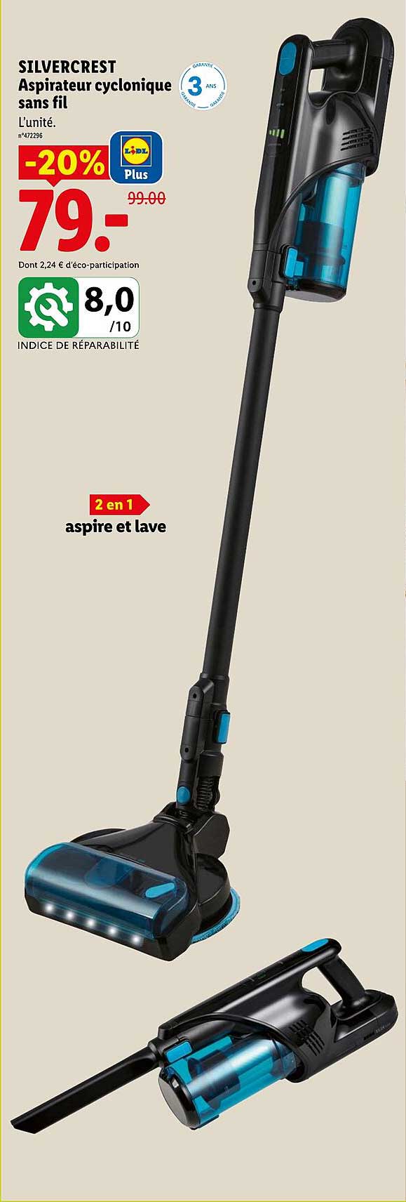 Avis Aspirateur Sans Fil Silvercrest