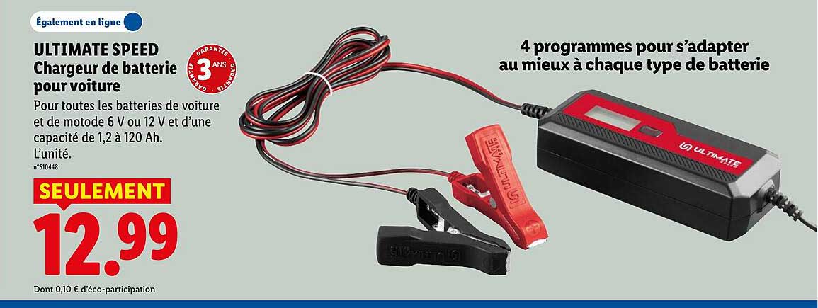 Promo Ultimate Speed Chargeur De Batterie Pour Voiture Chez Lidl promo-ultimate-speed-chargeur-de-batterie-pour-voiture-chez-lidl