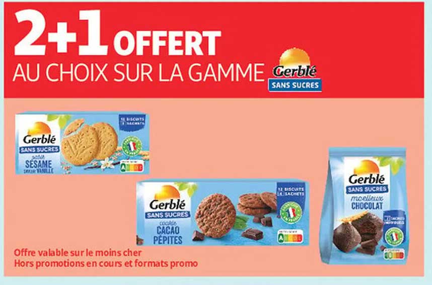 2+1 OFFERT AU CHOIX SUR LA GAMME