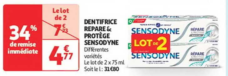 DENTIFRICE REPARA & PROTÈGE SENSODYNE