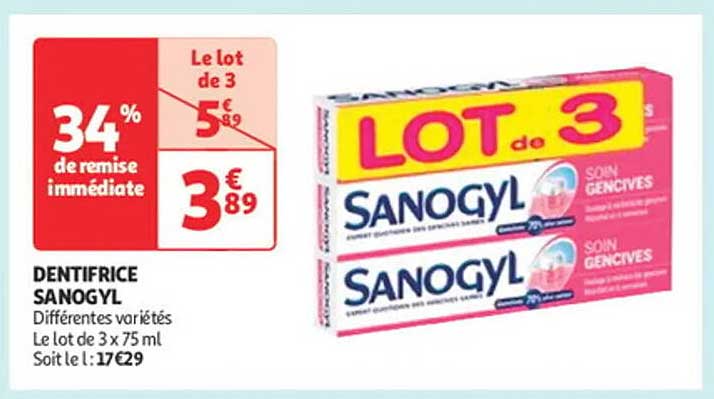 DENTIFRICE SANOGYL