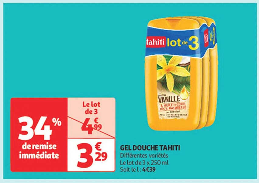 GEL DOUCHE TAHITI