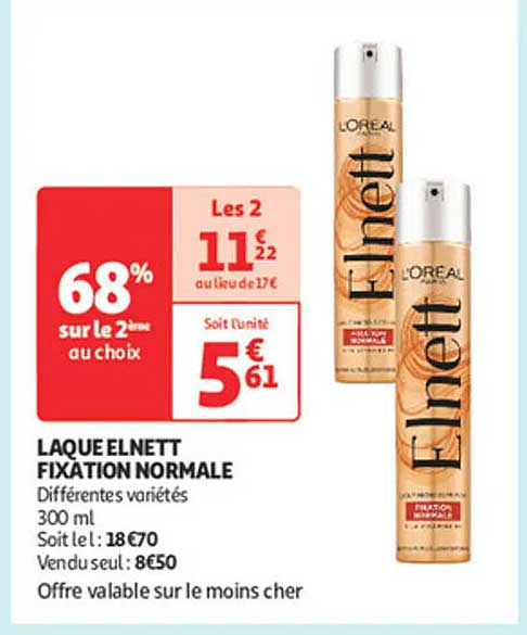 LAQUE ELNETT FIXATION NORMALE