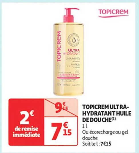 TOPICREM ULTRA-HYDRATANT HUILE DE DOUCHE