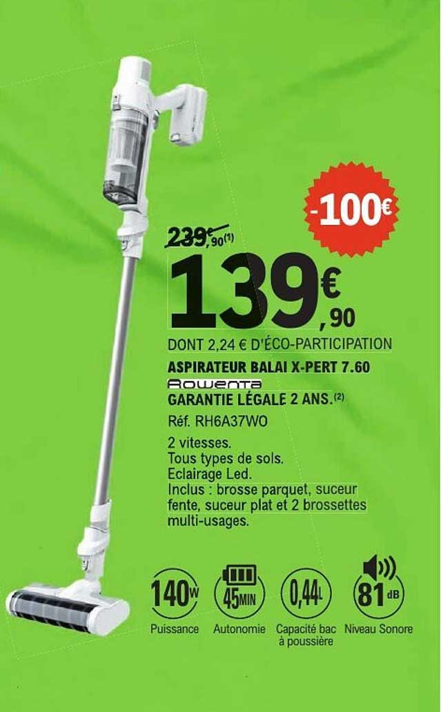 Leclerc Aspirateur Balai Promonull