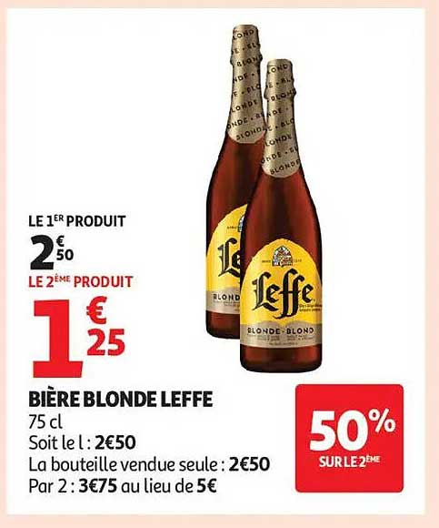BIÈRE BLONDE LEFFE