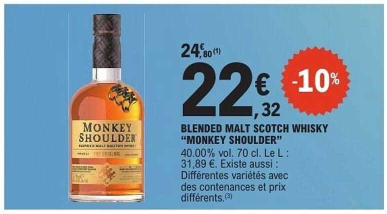BLENDED MALT SCOTCH WHISKY “MONKEY SHOULDER”