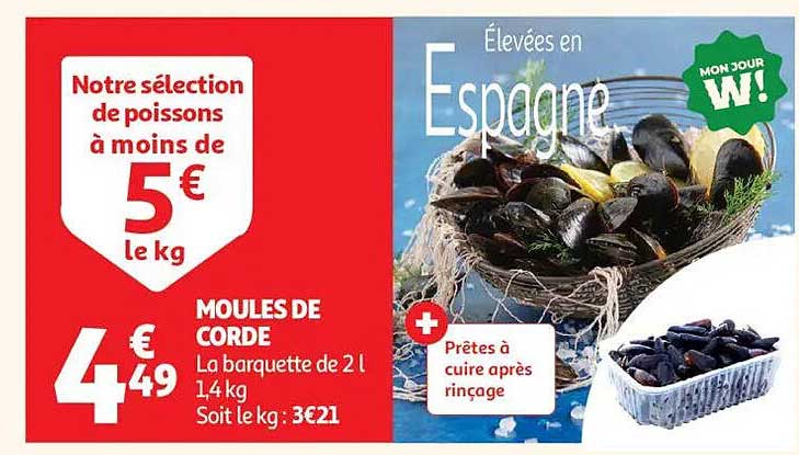 Notre sélection de poissons à moins de 5€ le kg