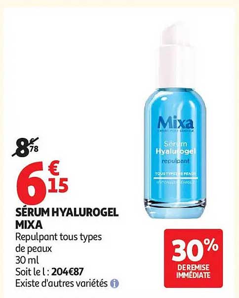 SÉRUM HYALUROGEL MIXA