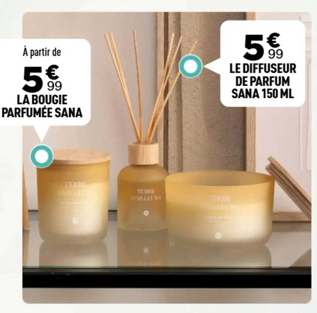 À partir de 5,99 € la bougie parfumée Sana
