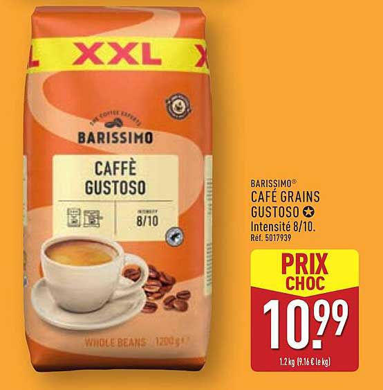 BARISSIMO® CAFÉ GRAINS GUSTOSO