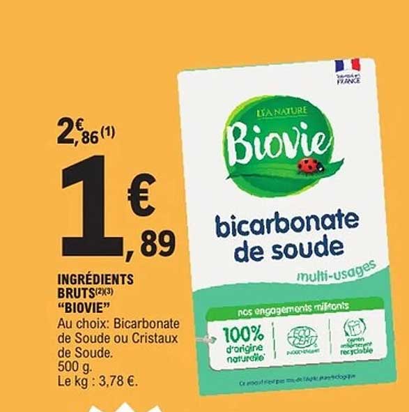 Bicarbonate de Soude Biovie
