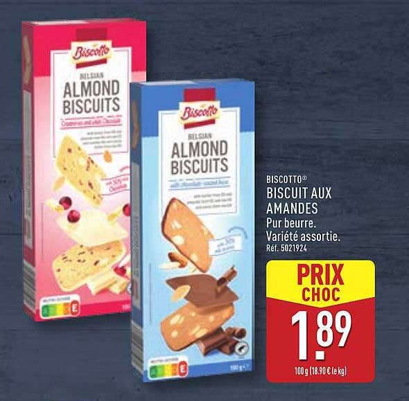 BISCOTTO® BISCUIT AUX AMANDES