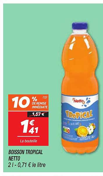 BOISSON TROPICAL NETTO