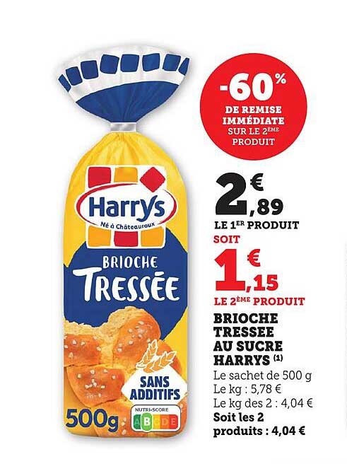 Brioche Tressée Harrys