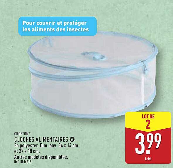 CLOCHES ALIMENTAIRES