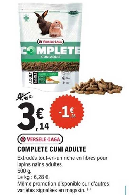 COMPLETE CUNI ADULTE