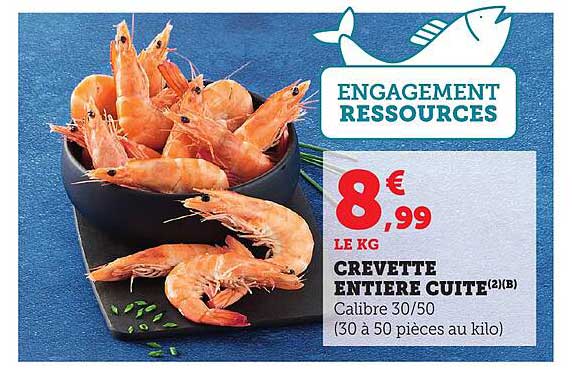 CREVETTE ENTIER CUITE (2/B)
