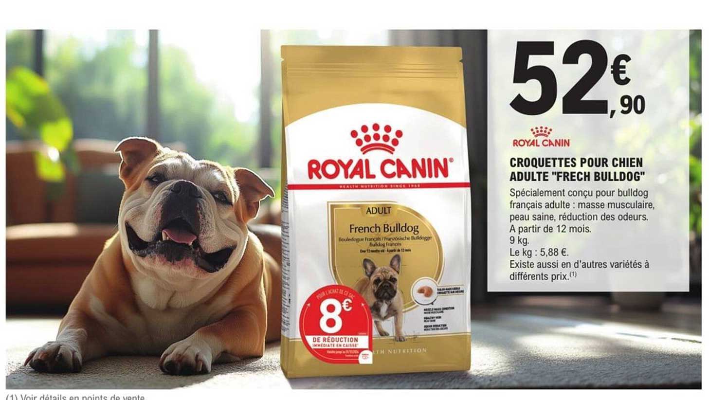 Croquettes pour chien ADULTE "FRECH BULLDOG"
