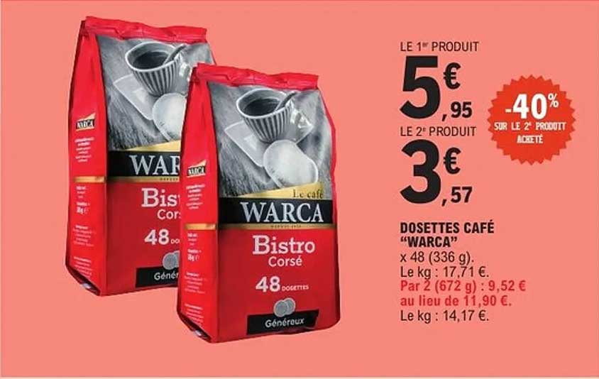 DOSSETTES CAFÉ “WARCA”