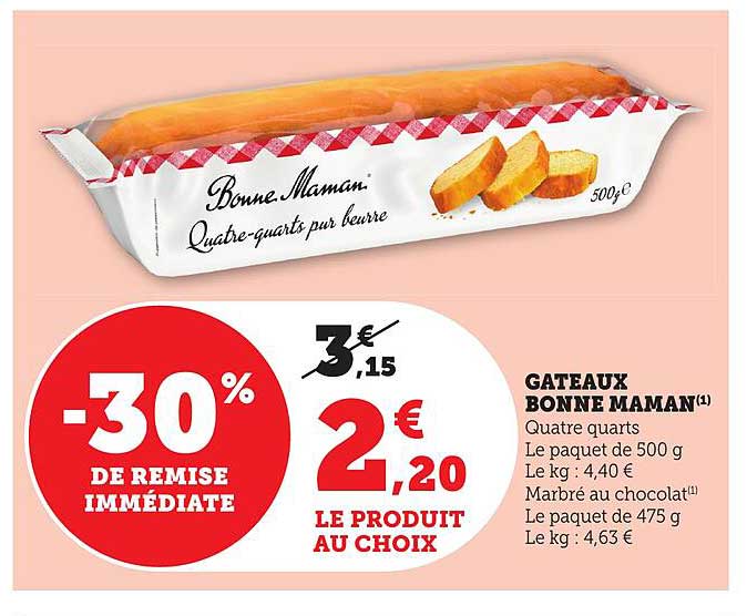 GATEAUX BONNE MAMAN