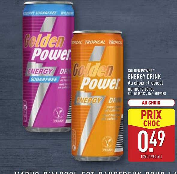 GOLDEN POWER® ENERGY DRINK
