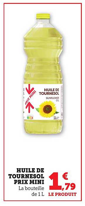 HUILE DE TOURNESOL PRIX MINI