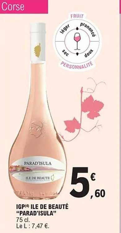 IGP(*) ILE DE BEAUTÉ "PARAD'ISULA"