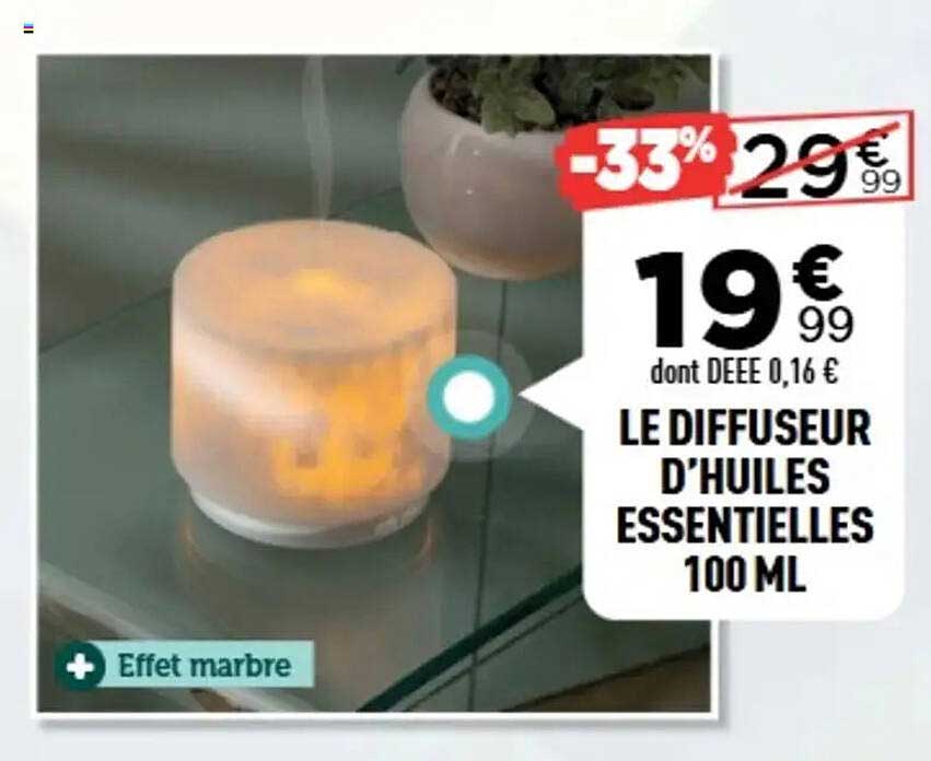 LE DIFFUSEUR D’HUILES ESSENTIELLES 100 ML