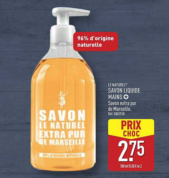 LE NATUREL® SAVON LIQUIDE MAINS