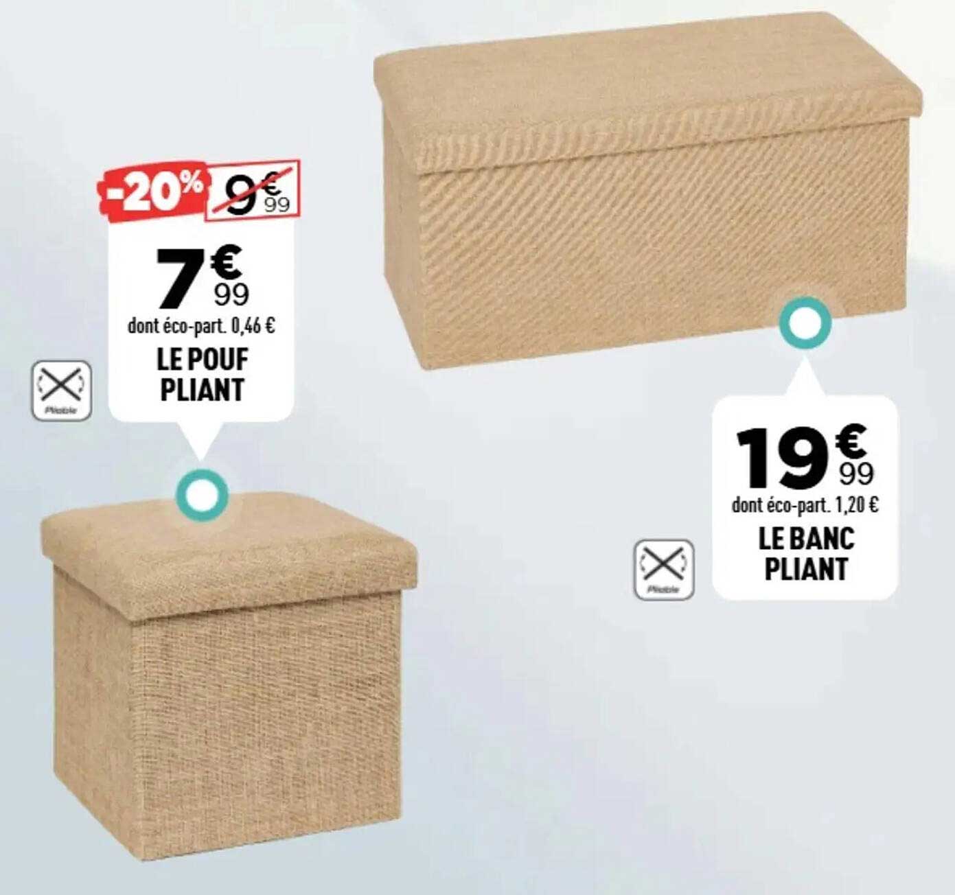 Le Pouf Pliante