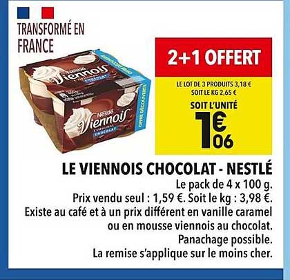 LE VIENNOIS CHOCOLAT - NESTLÉ