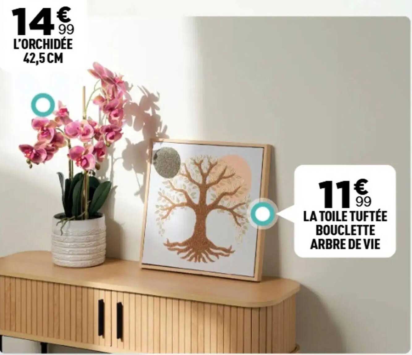 L'orchidée 42,5 cm