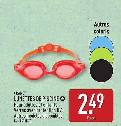 LUNETTES DE PISCINE