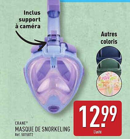 MASQUE DE SNORKELING