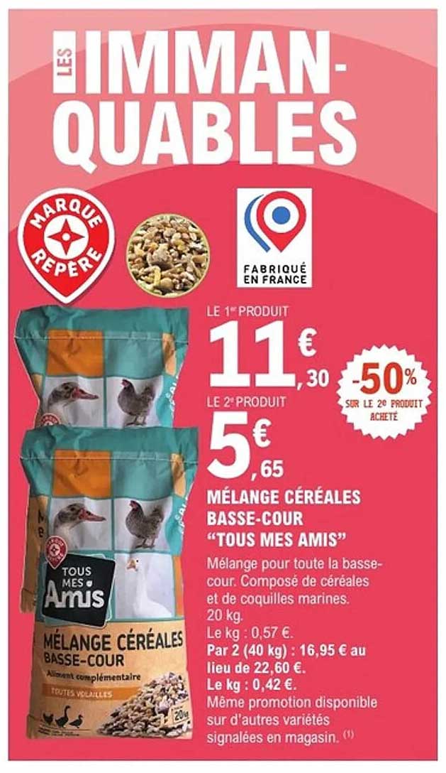 MÉLANGE CÉRÉALES BASSE-COUR "TOUS MES AMIS"