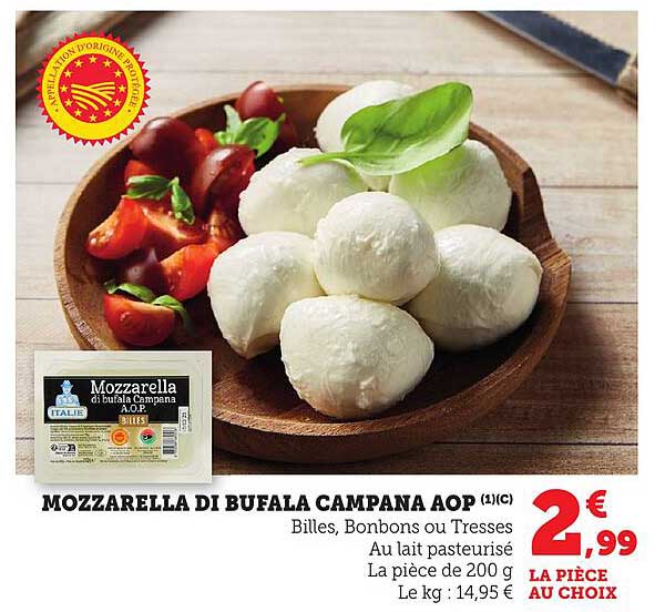 MOZZARELLA DI BUFALA CAMPANA AOP