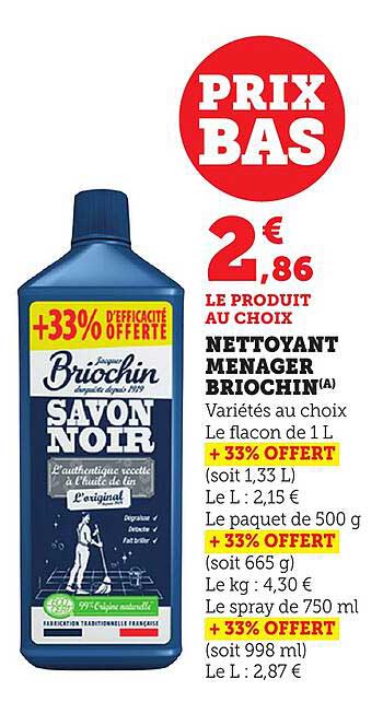NETTOYANT MENAGER BRIOCHIN