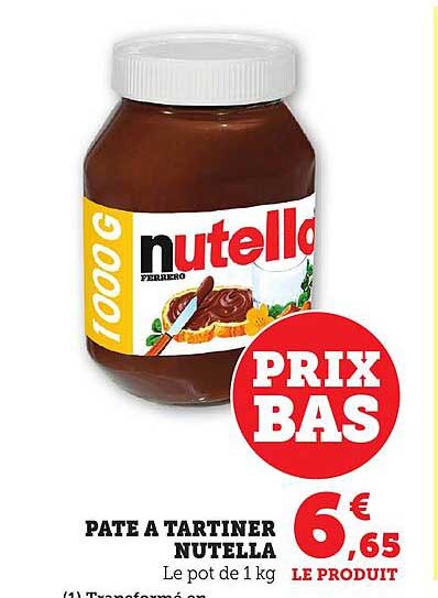PATE A TARTINER NUTELLA