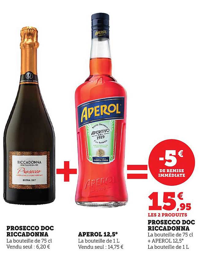 Prosecco DOC Riccadonna + Aperol 12,5°