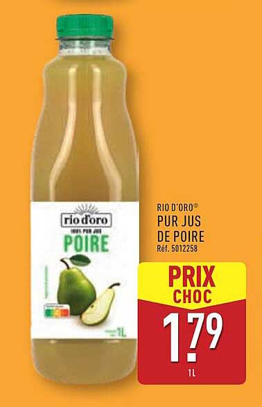 RIO D’ORO® PUR JUS DE POIRE