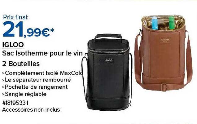 Sac Isotherme pour le vin