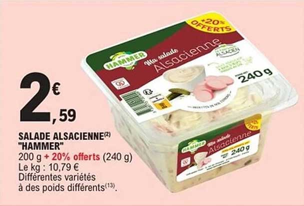SALADE ALSACIENNE "HAMMER"