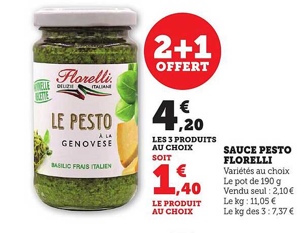 Sauce Pesto Florelli